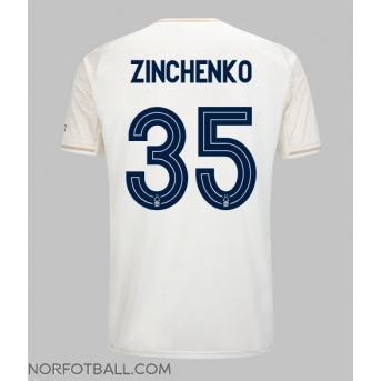 Billige Fotballdrakt Nottingham Forest Oleksandr Zinchenko #35 Replika Bortedrakt 2025-26 Kortermet